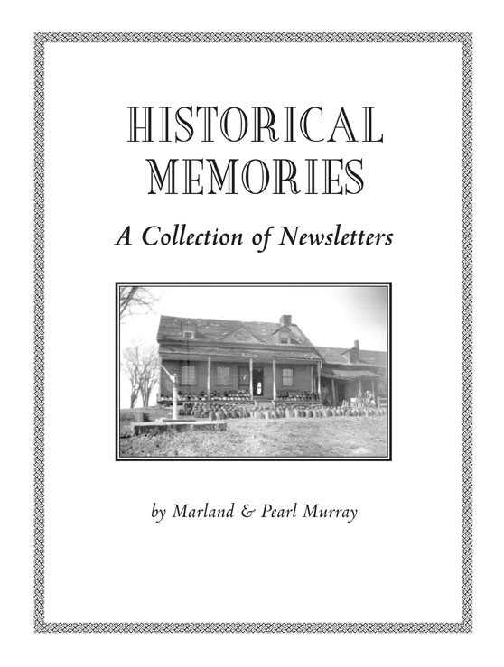historical memories, newsletter collection of cornwall township historical society
